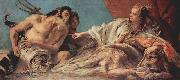 Giovanni Battista Tiepolo Neptun bietet der Stadt Venedig Opfergaben oil painting